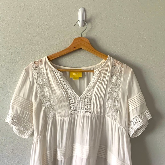 Anthropologie | Maeve Tiered Lace Tunic - Picture 2 of 7